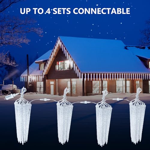 Blue 30ft 30 Tube 720 LED Meteor Shower Icicle Lights R515530