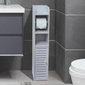 White 4-Tier Toilet Paper Holder Stand M1376