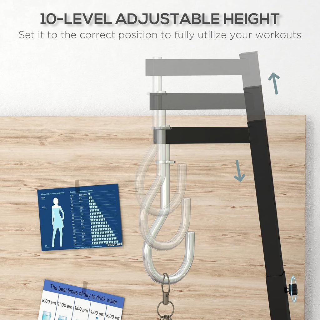 Height Adjustable Heavy Bag Stand with Weighted Base Z664269