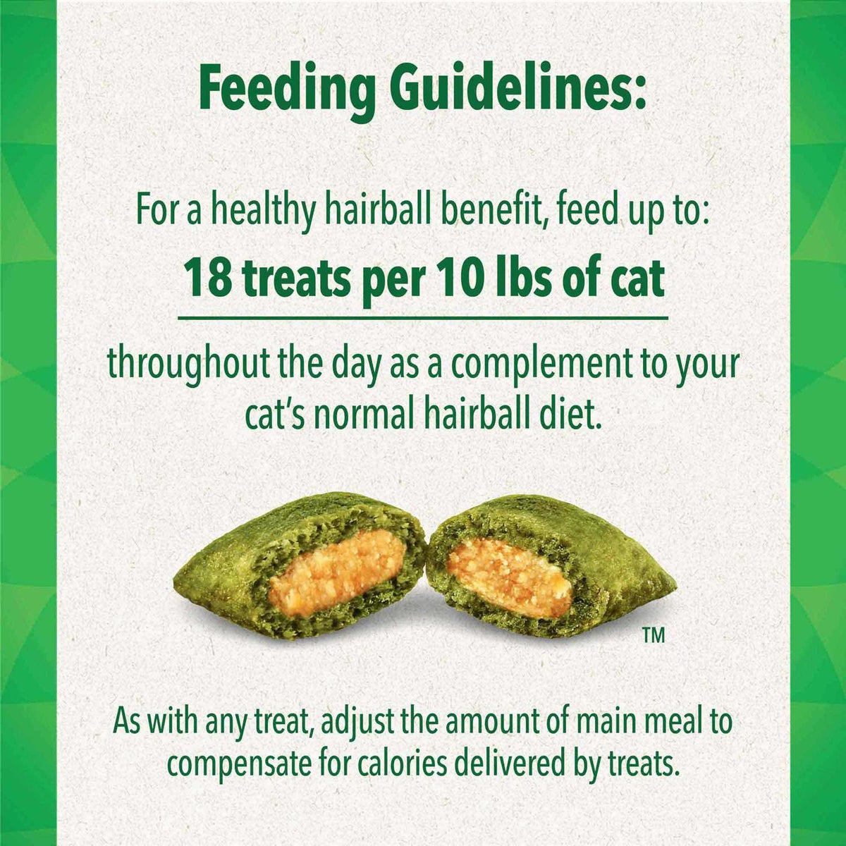 Hairball Control Chicken Flavor Cat Treats T9614