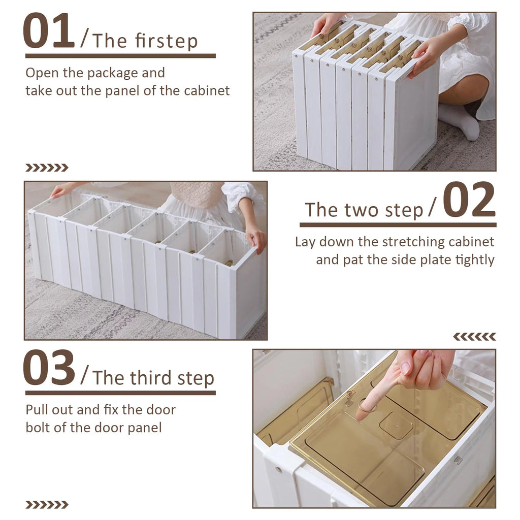 Shoes Box Organizer Containers with Lids T492507
