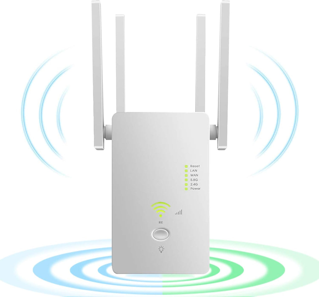 WiFi Extender Wireless Signal Booster 1200Mbps Dual Band Pack of 2 F200164