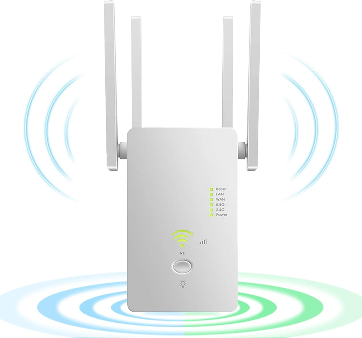 WiFi Extender Wireless Signal Booster 1200Mbps Dual Band Pack of 2 F200164