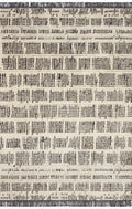Cream Charcoal 9'2 x 13' Rug N999182