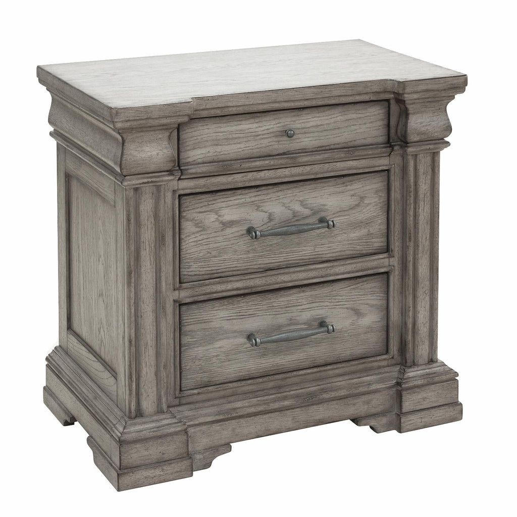 3 Drawer Wood Nightstand K267055
