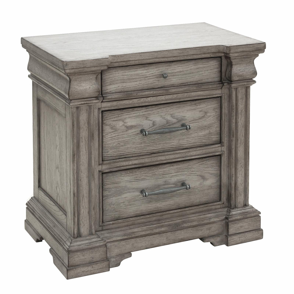 3 Drawer Wood Nightstand K267055