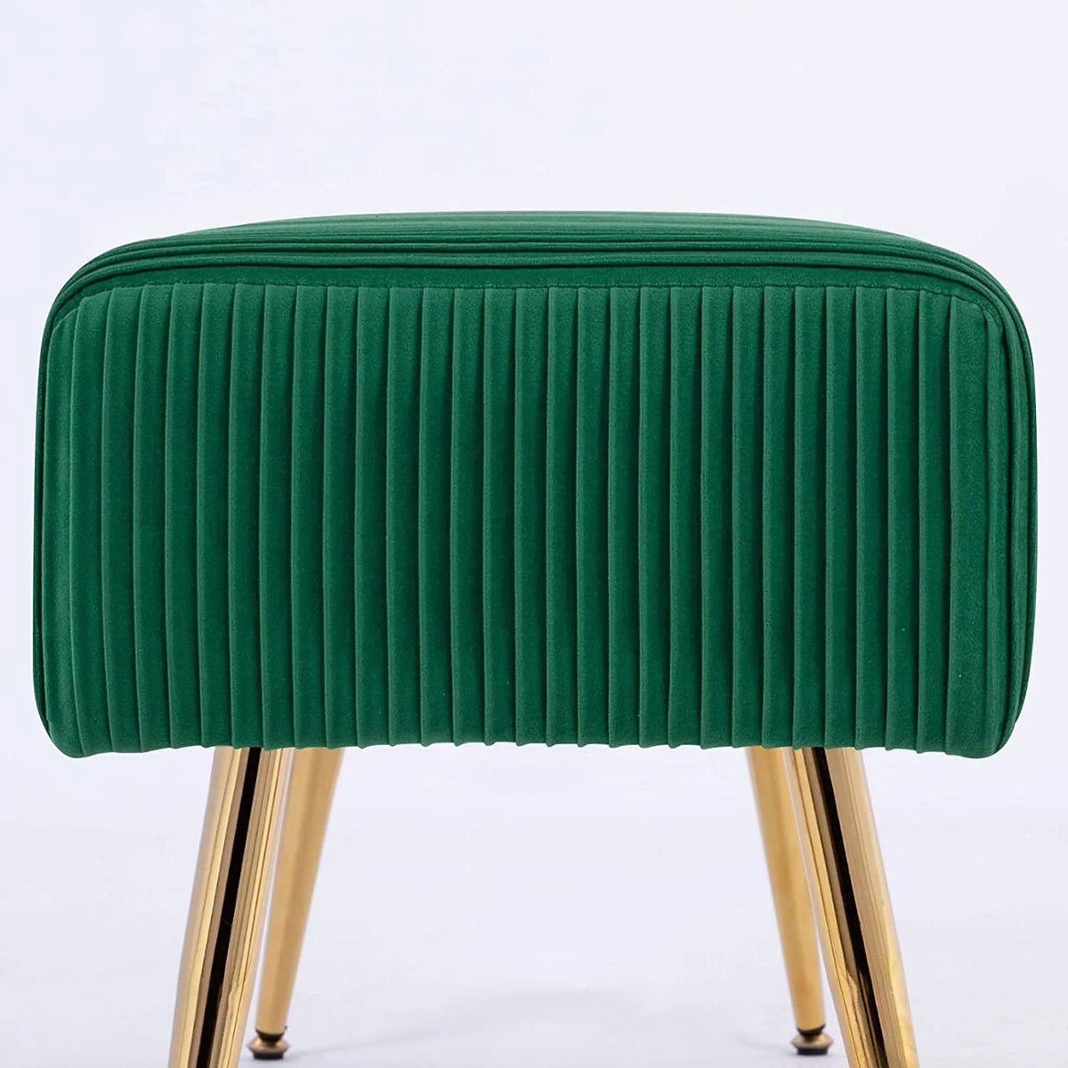 Velvet Upholstered Tufted Ottoman Bench N16393