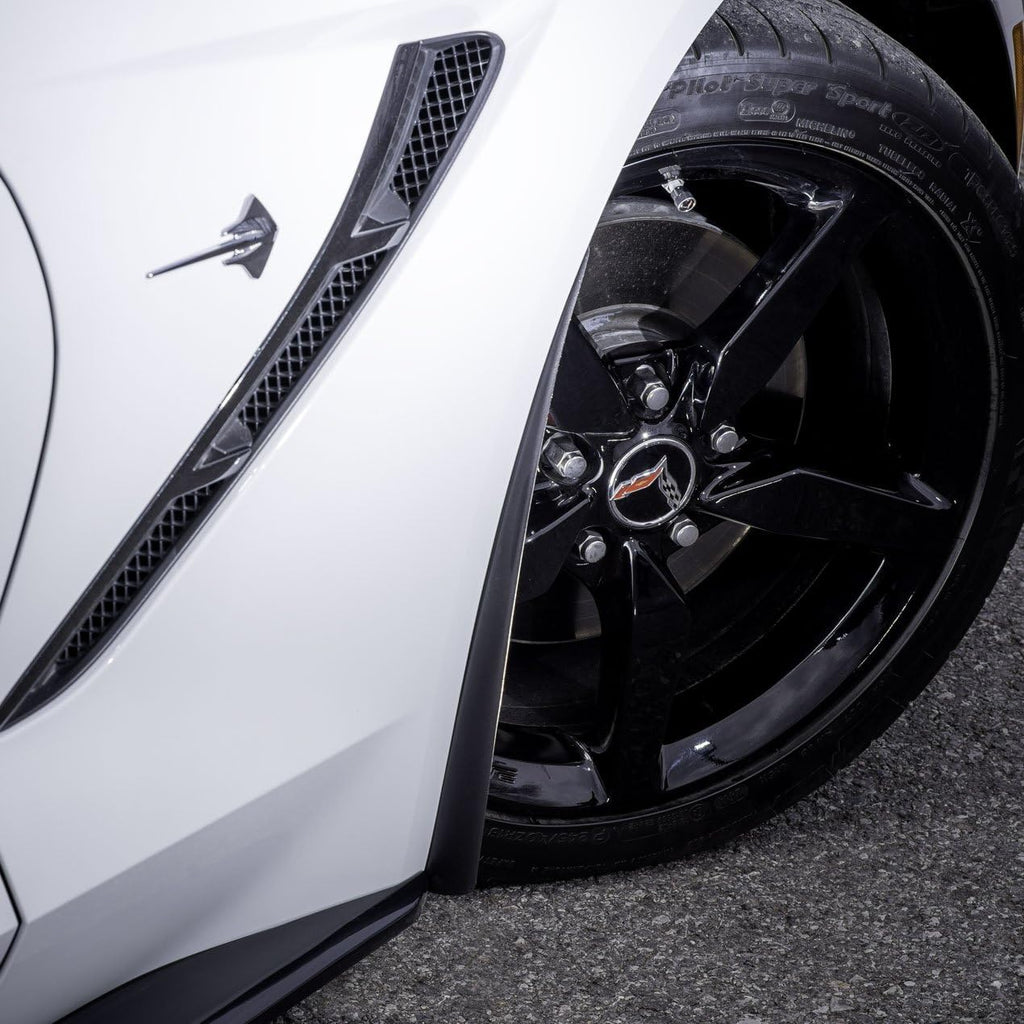 Front Wheel Mud Flaps Splash Guards for C7 Corvette Stingray Z06 Grand Sport 2014-2019 L5724
