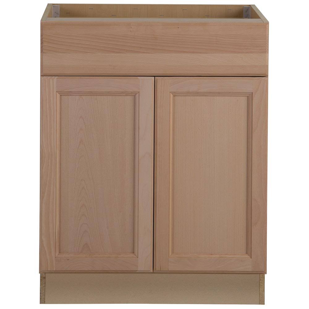 Unfinished Beech Base Cabinet with Drawer C948