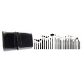 33 Pc Makeup Brush and Pouch Set D14981