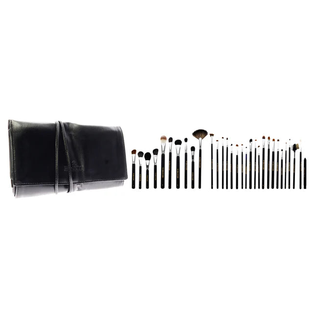 33 Pc Makeup Brush and Pouch Set D14981