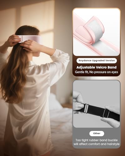 Pink Cordless Heated Eye Mask D46884
