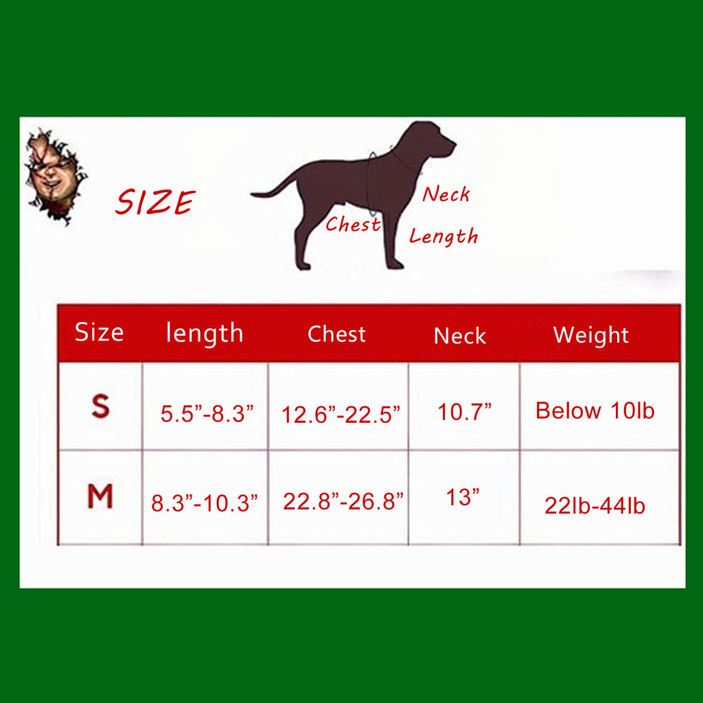 Dog Scary Transformation Costume with Wig T51514