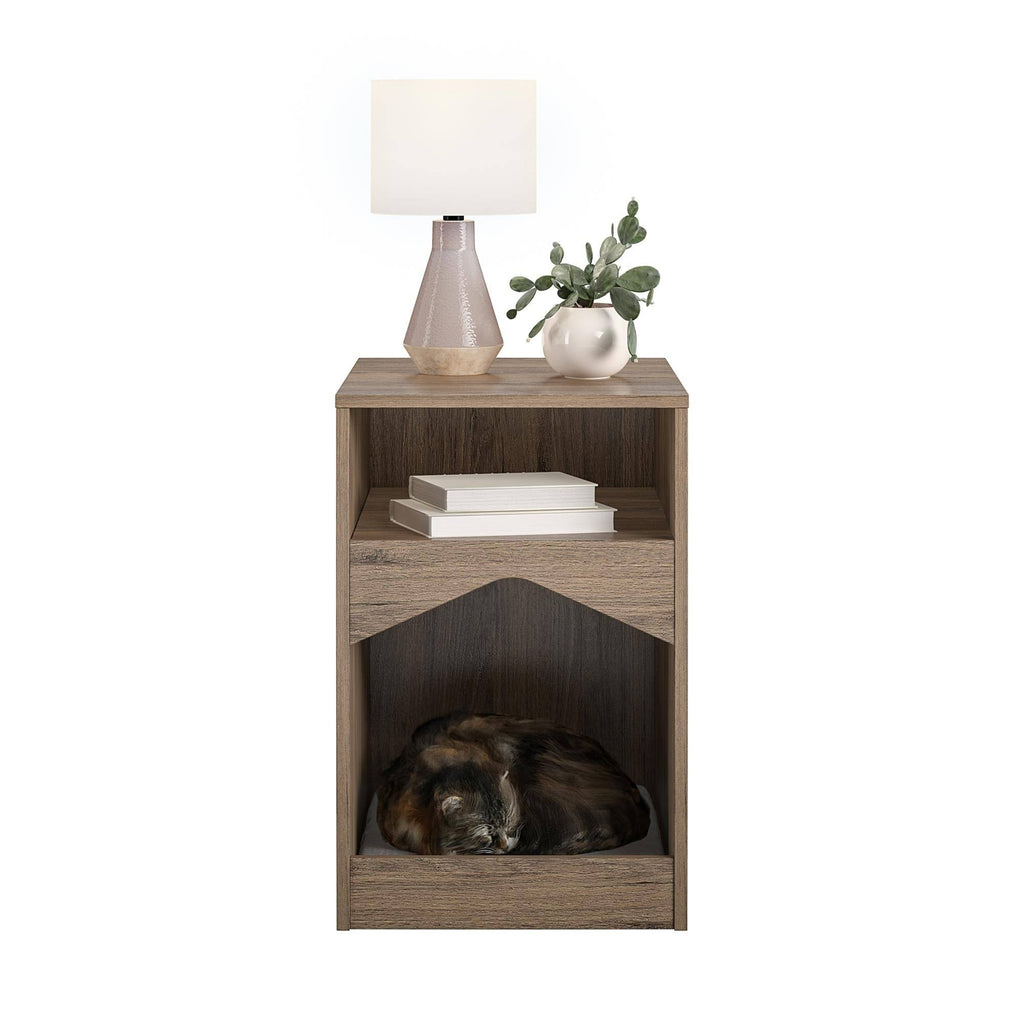 Black Cat House End Table W9881