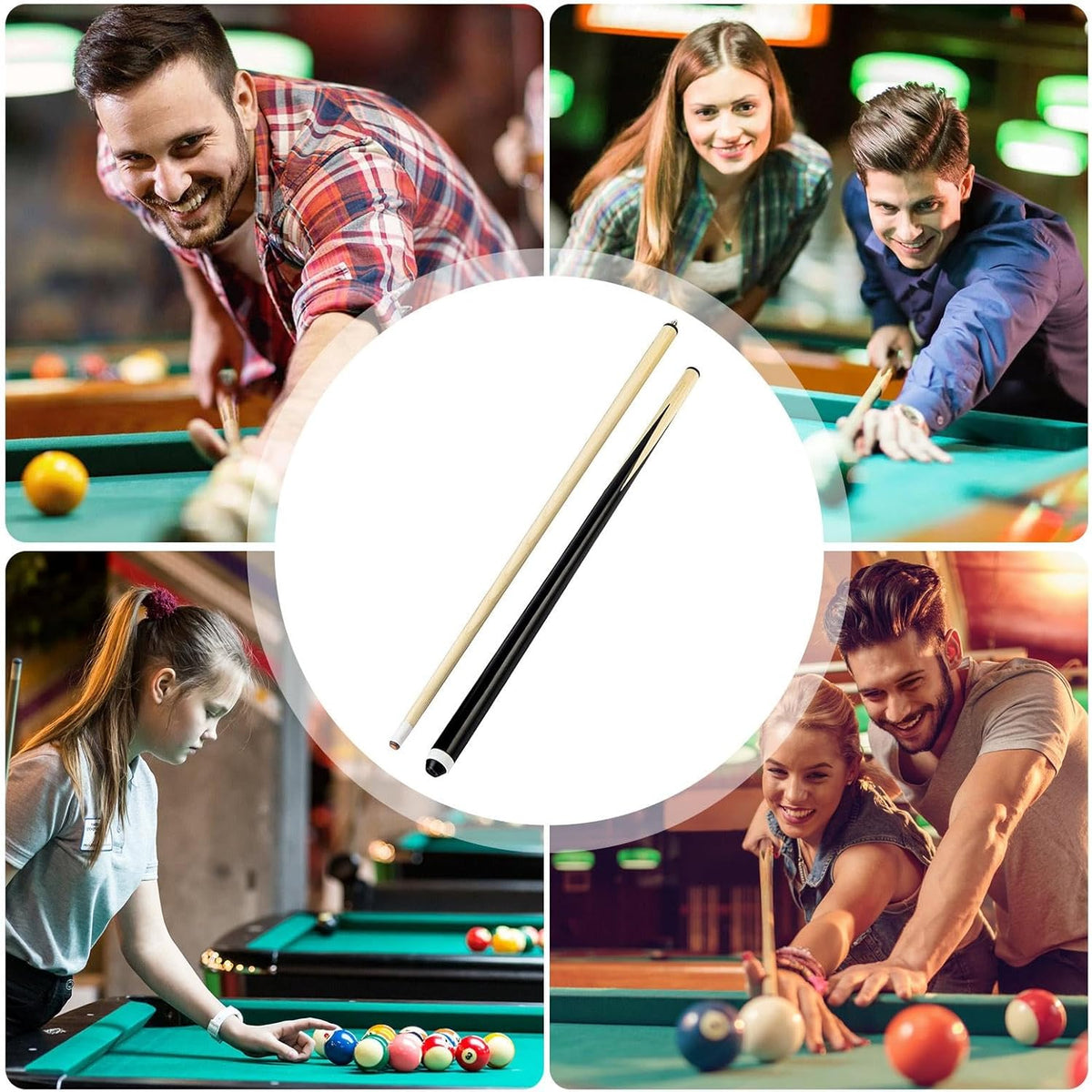 Wooden Billiard Cue Stick 500g M546135