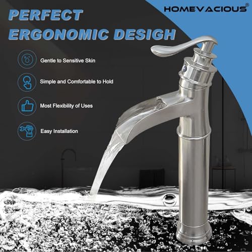 Brushed Nickel Brass Vessel Sink Faucet F408154