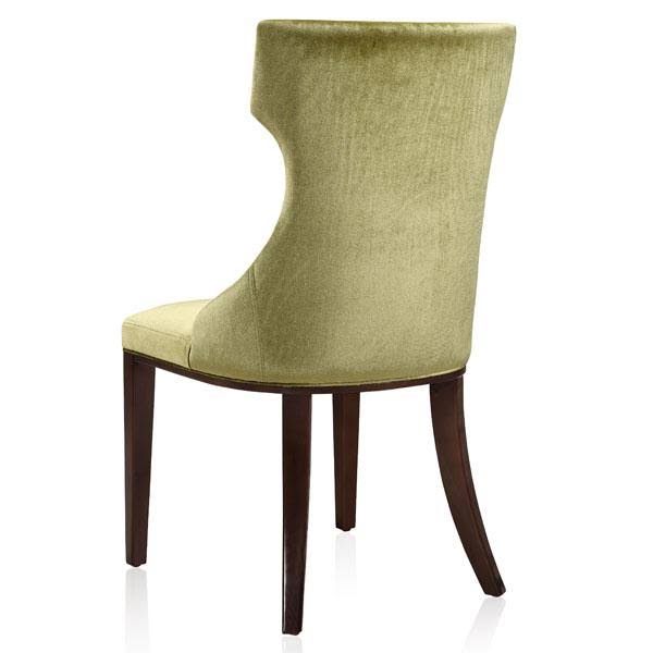 Velvet Dining Chair Set of 2 Grey L157553