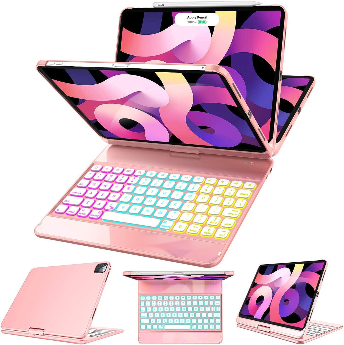 Black Keyboard Case for iPad Air 5th/4th Gen, iPad Pro 11 inch C87432