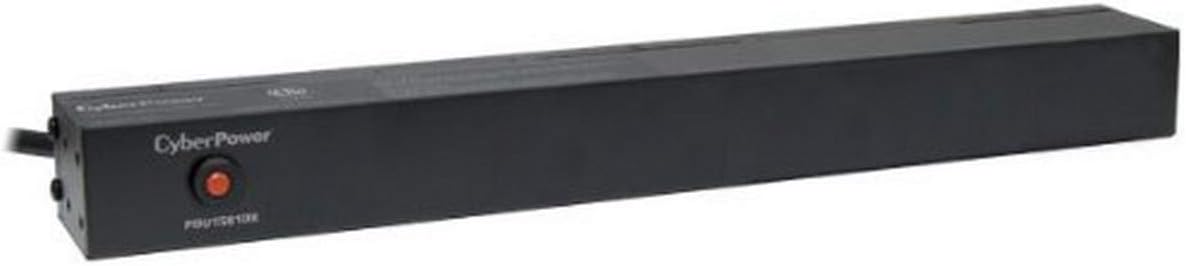 Basic PDU, 100-125V/15A, 10 Outlets, 1U Rackmount Pack of 2 L275