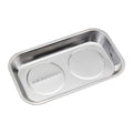 9-1/2 in. x 5-1/2 in. Magnetic Stainless Steel Parts Tray Y90411
