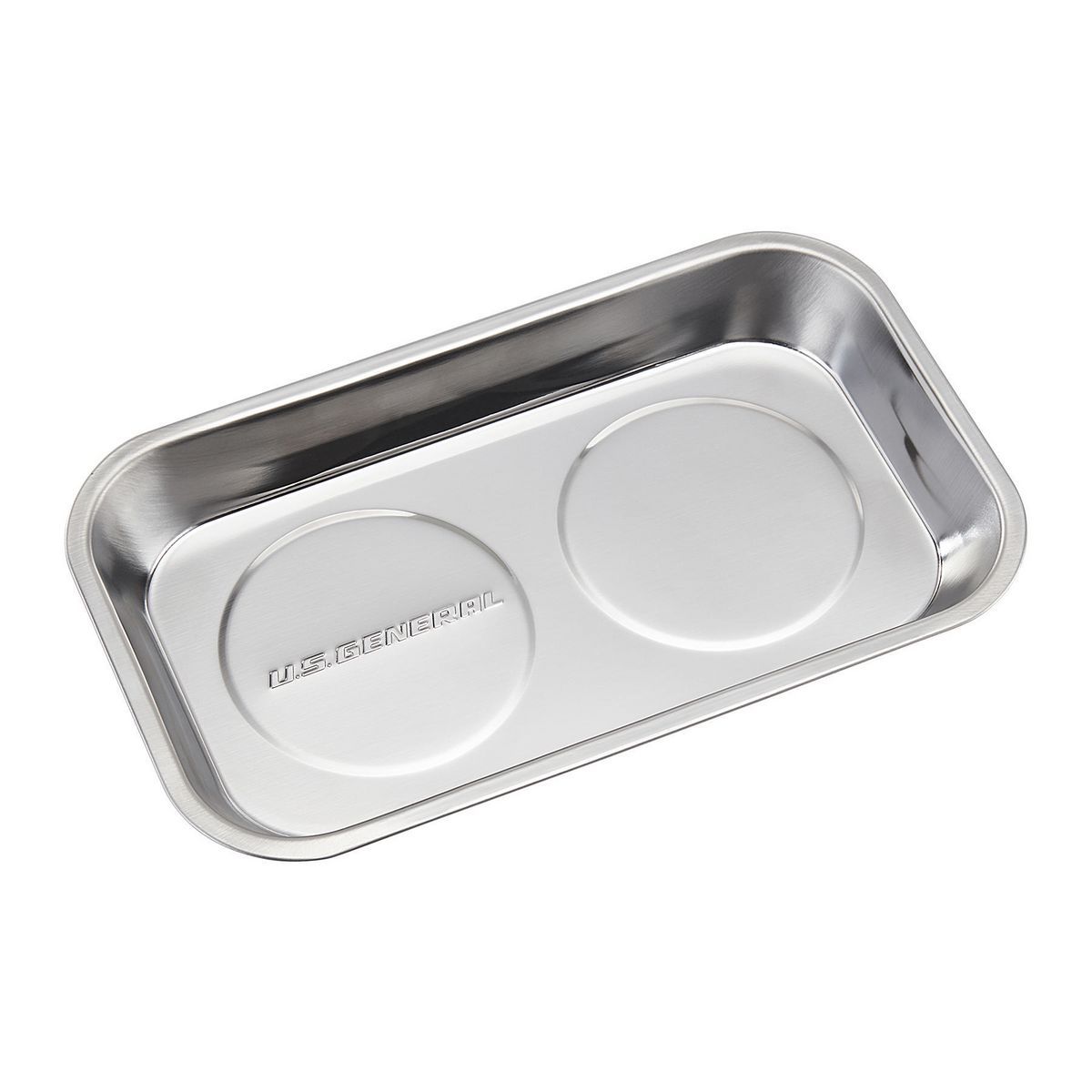 9-1/2 in. x 5-1/2 in. Magnetic Stainless Steel Parts Tray Y90411