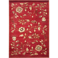 Red Multi Floral Border Area Rug 8'9" x 12' S716