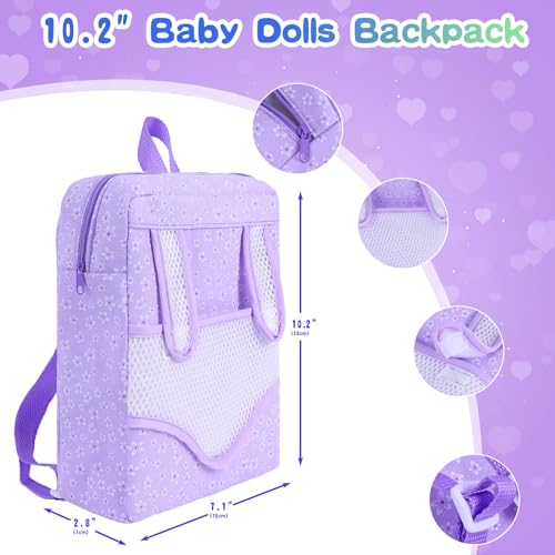 12 Inch Baby Doll Playset with Washable Dolls and Accessories I954177