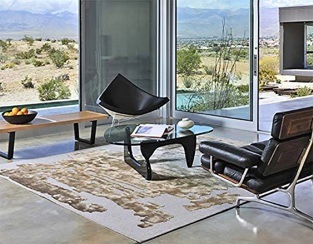 Modern Triangle Coffee Table Feet Only 2 Pieces Interlocking Solid Ash Wood Base D332
