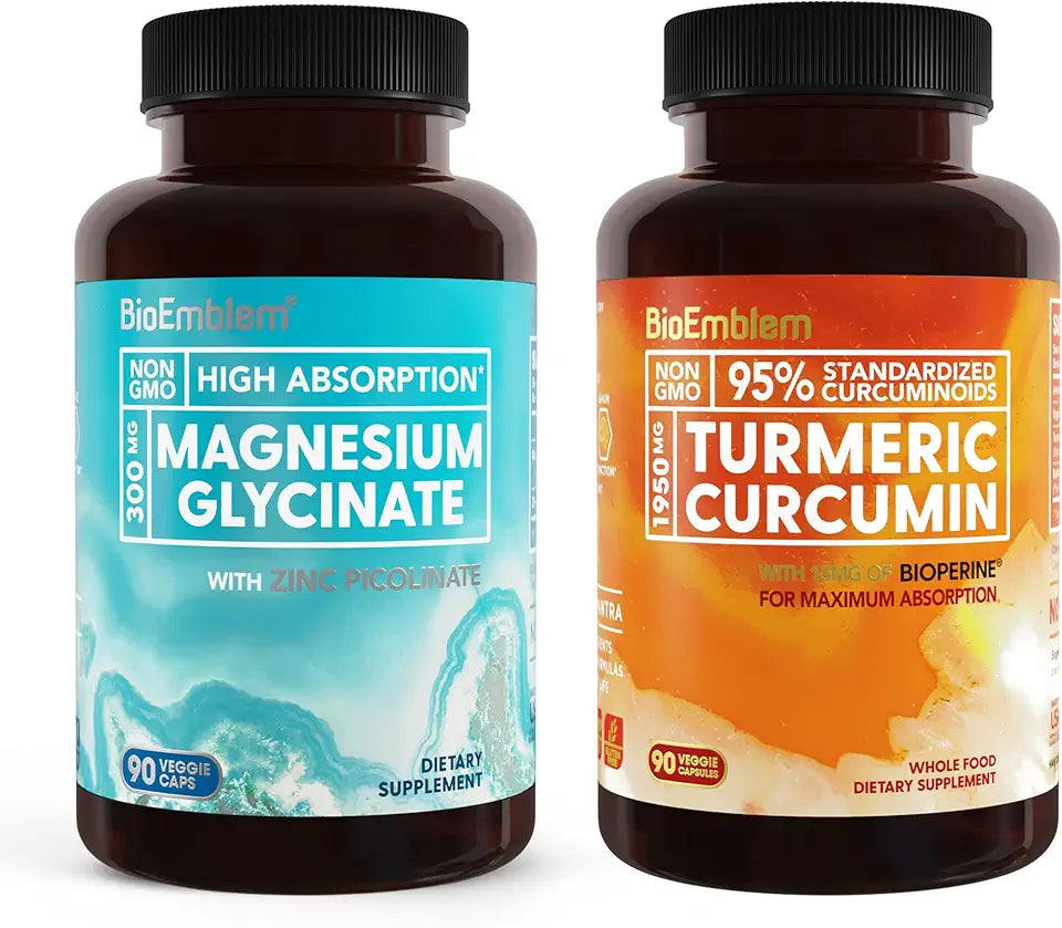 Magnesium Glycinate with Zinc and Turmeric Curcumin P6246