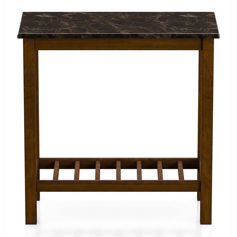Brown Wood Side Table X6058