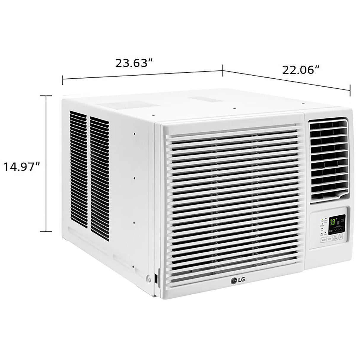 12,000 BTU Heat and Cool Window Air Conditioner with Wi-Fi Controls N482
