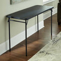 Black Vinyl Top Folding Table T67994