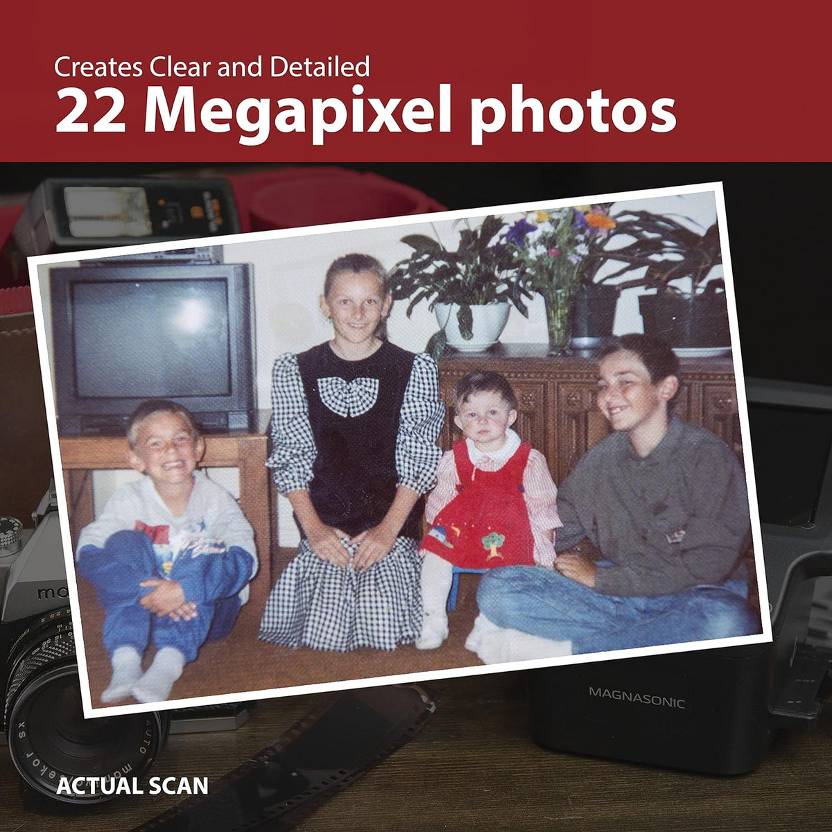 22MP Film Scanner with 5 Display & HDMI Z6474