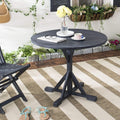 Grey Round Accent Table D965