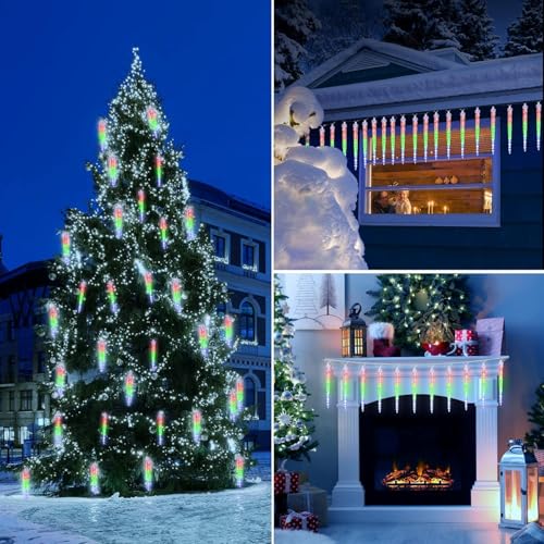 Blue 30ft 30 Tube 720 LED Meteor Shower Icicle Lights R515530