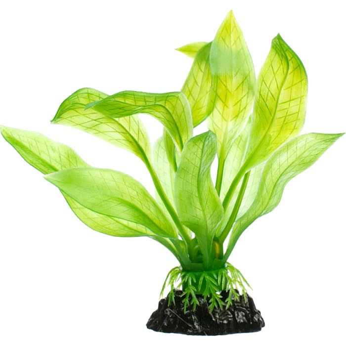Amazon Sword Green Plastic Aquarium Plant D98910