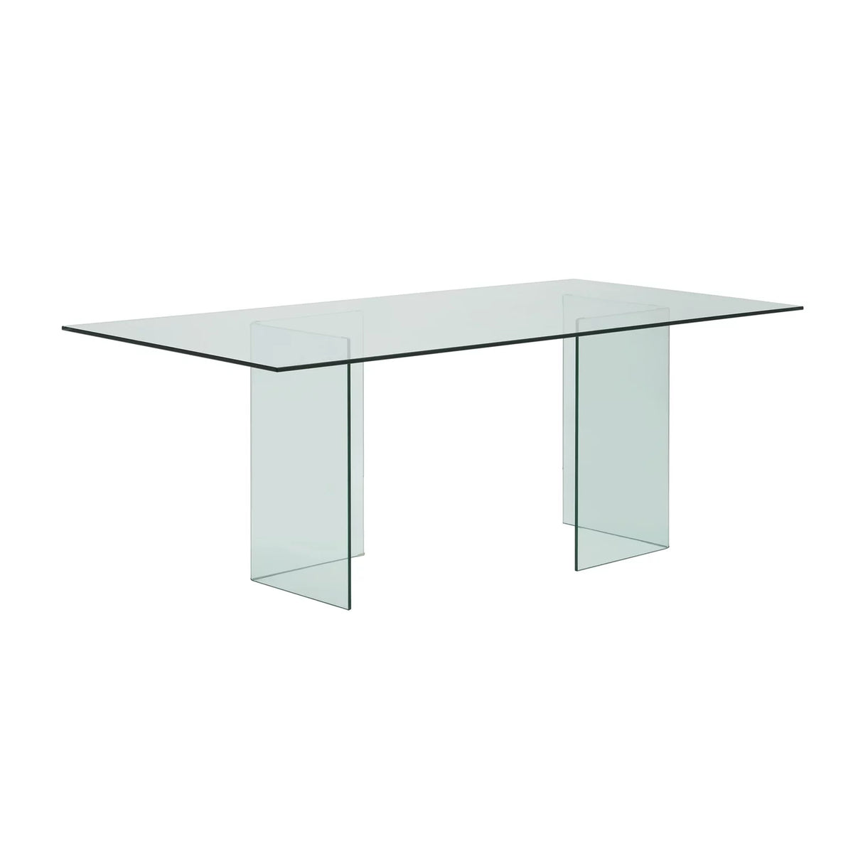 Clear Glass Dining Table G91407