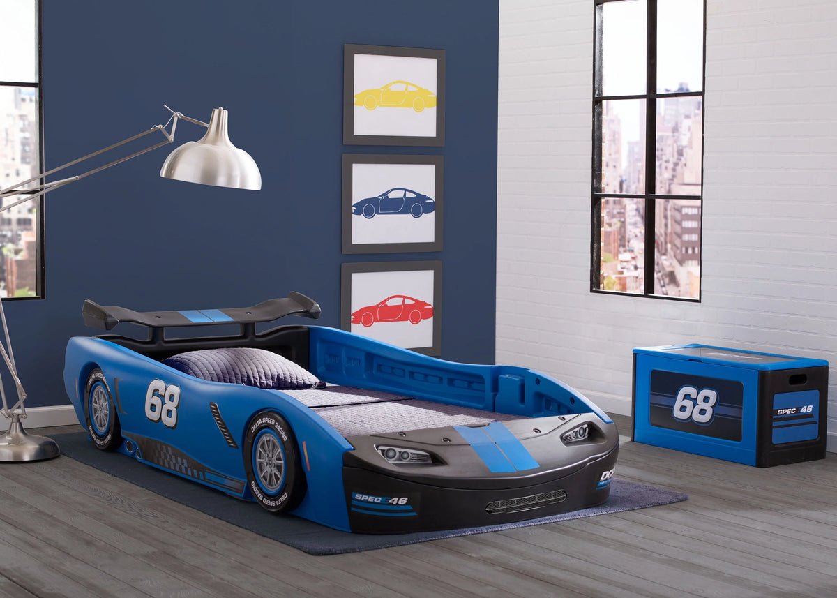 Blue Twin Bed A147850