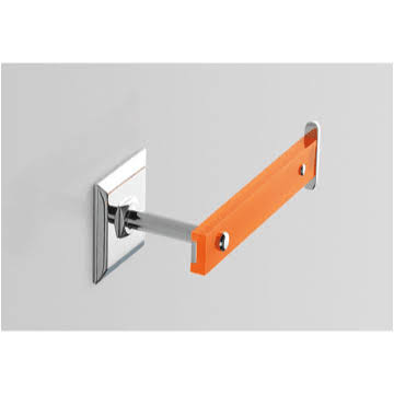 Grip Plexiglass Toilet Roll Holder with Chrome Mount V692263