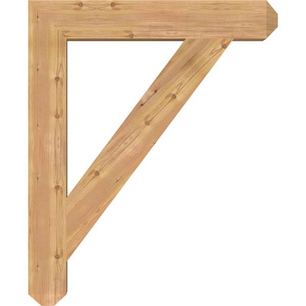 Traditional Craftsman Smooth Bracket, Western Red Cedar P238402