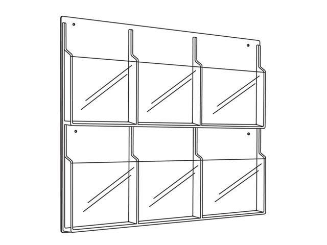 Clear 6 Magazine Display J7420