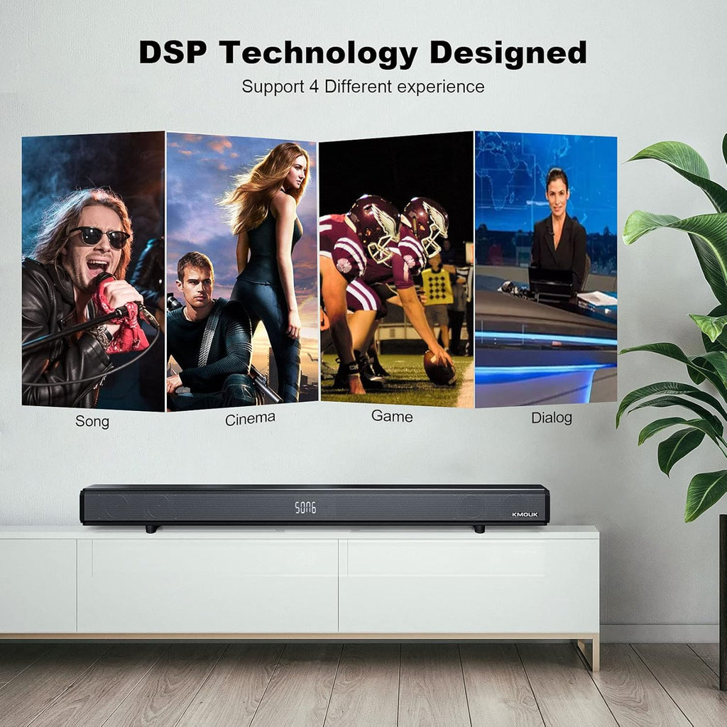 2.1CH Soundbar with Built-in Dual Subwoofers H10683