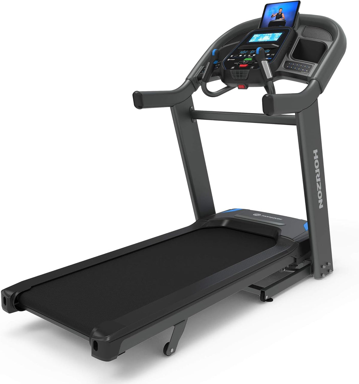 Smart Folding Treadmill with Incline and 350 lbs Weight Capacity F448093