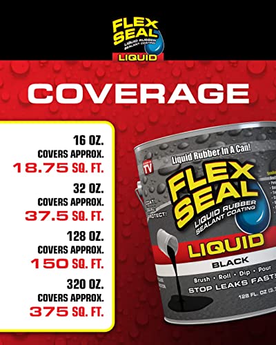 Clear Liquid Rubber Coating Sealant, 32 oz I224806