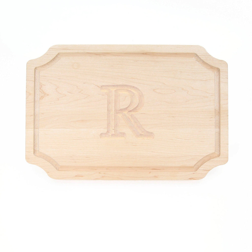 Oval Walnut Wood Carving Board with Juice Well S3992
