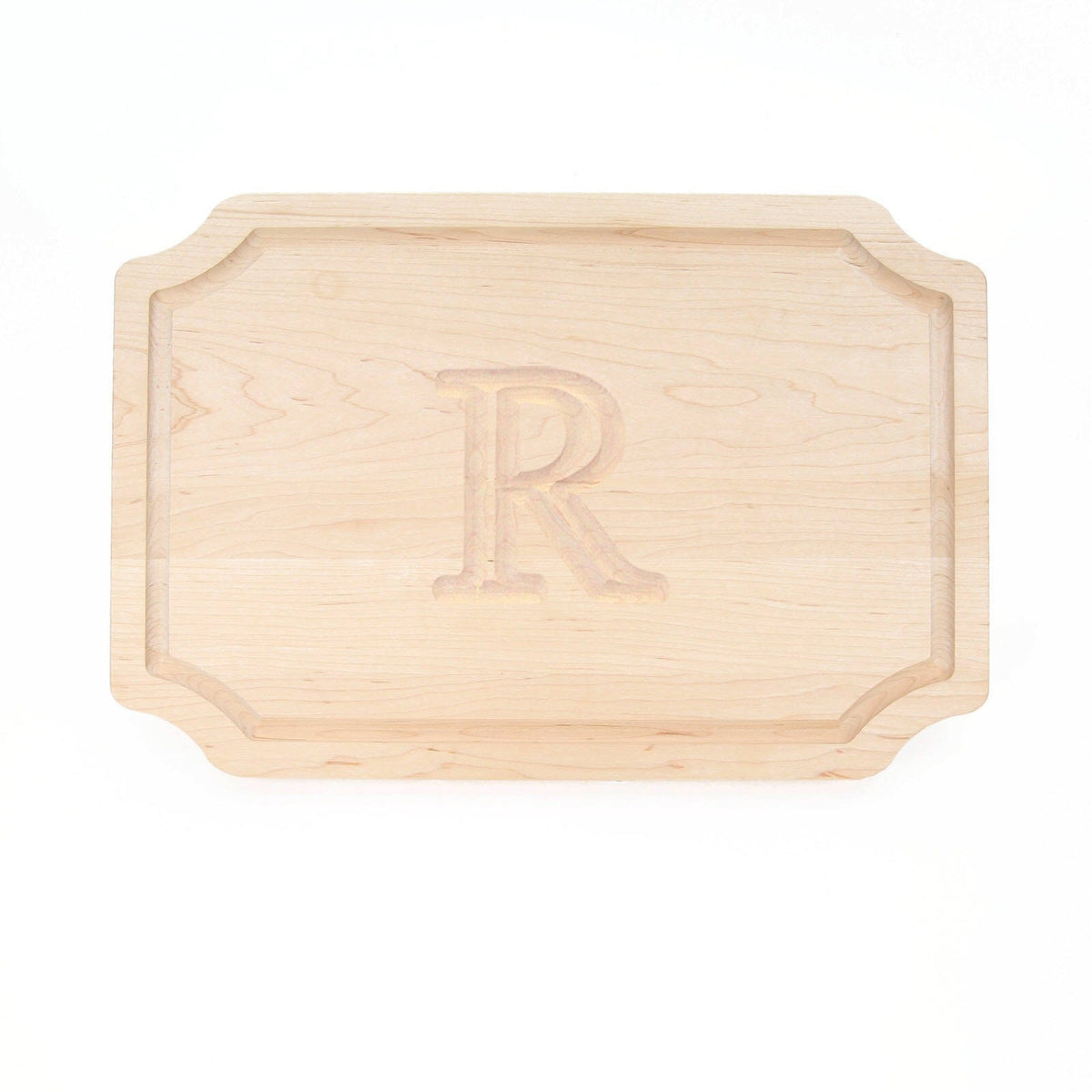 Oval Walnut Wood Carving Board with Juice Well S3992