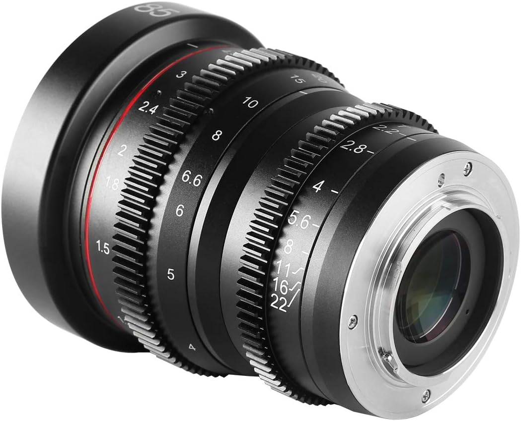 85mm T2.2 Manual Focus Cinema Lens for M43 Mount D483