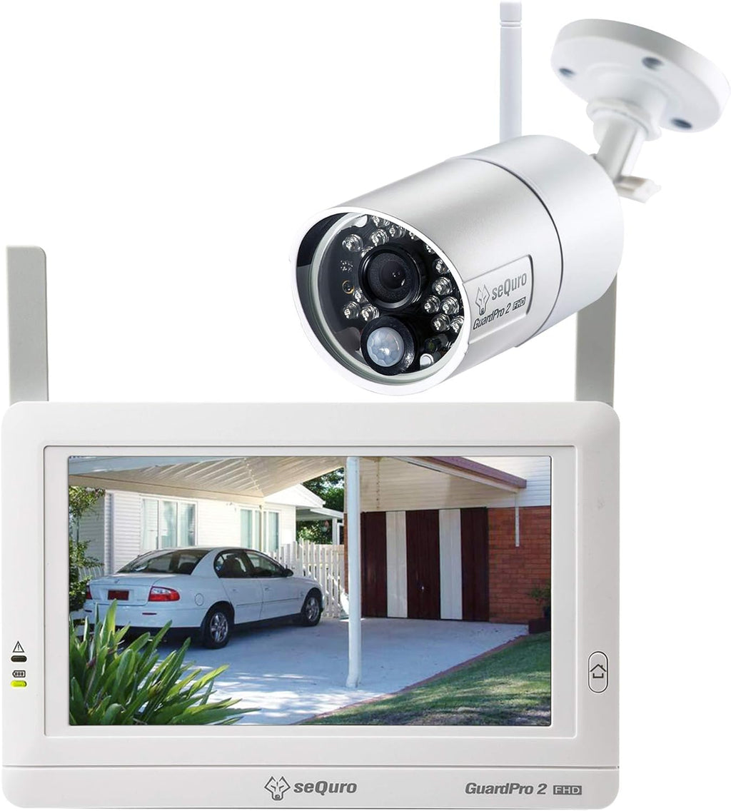 Wireless Security Camera System with Monitor, 1080P Night Vision T6327