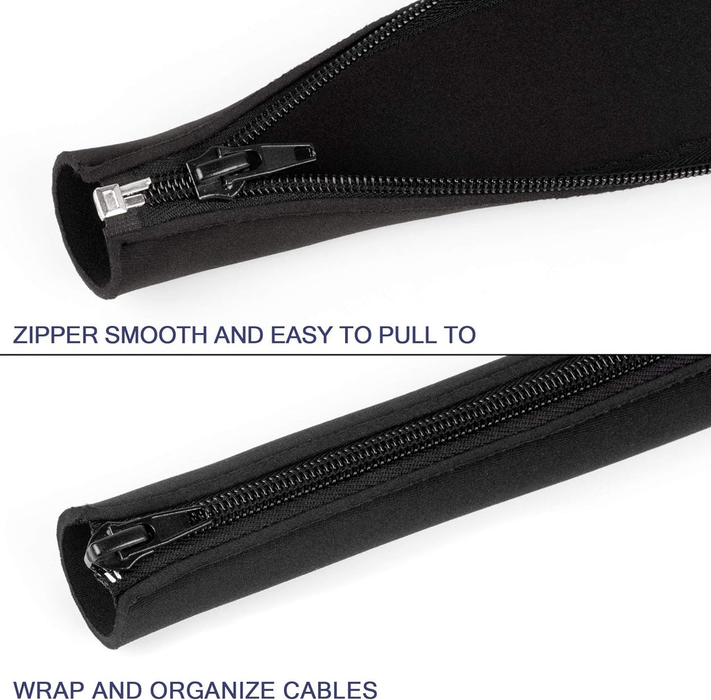 4 Packs Black Cable Management Sleeve N9180