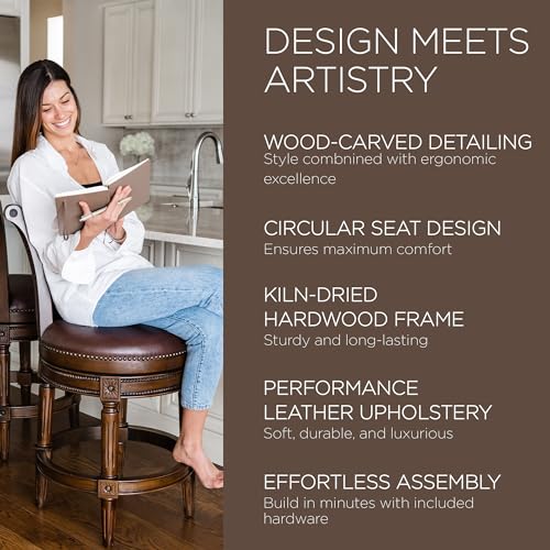 White Oak Finish Natural Color Fabric Counter Height Barstool with Back, Set of 2 T925729